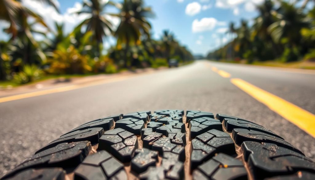 Heat-resistant tyres